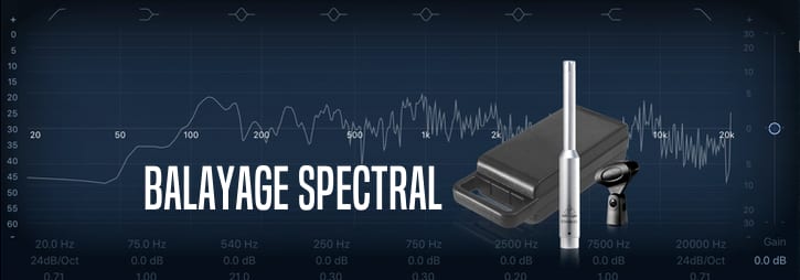 Balayage spectral pour mesurer l'acoustique d'une pièce