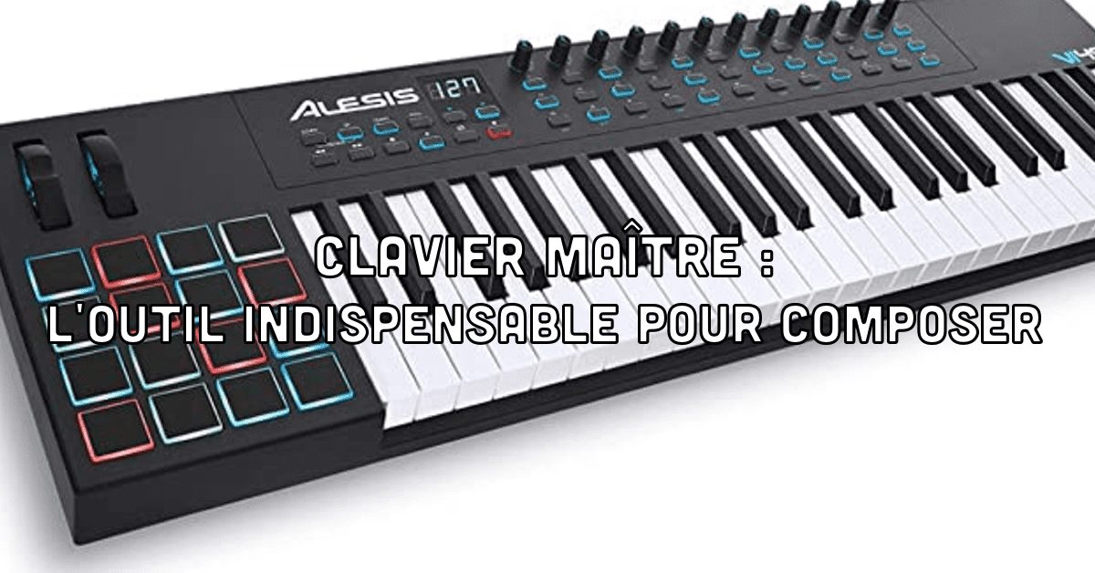 Clavier maître MIDI pour composer de la musique en home-studio